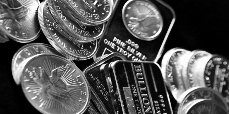 silver bullion bars and rounds