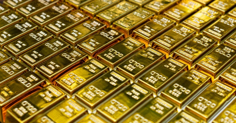 lots of gold bars