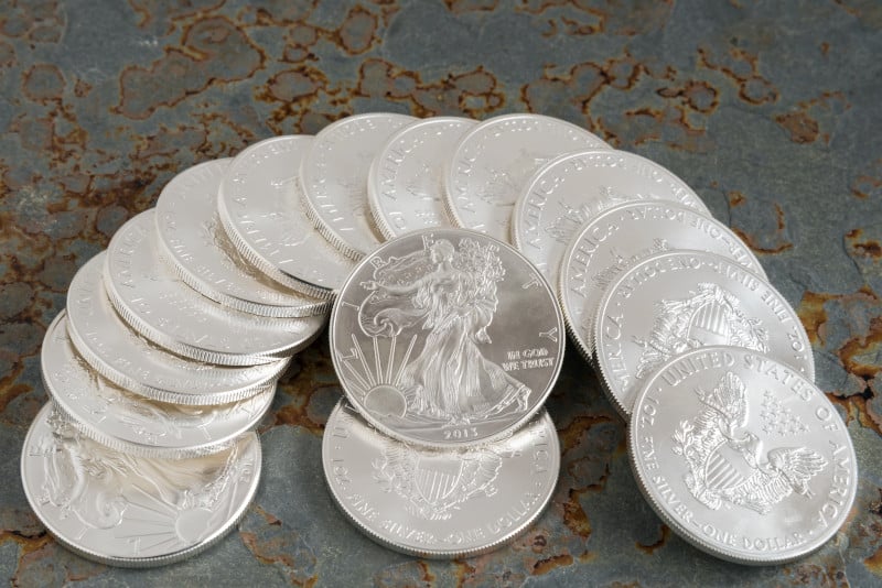 Silver American Eagle coins