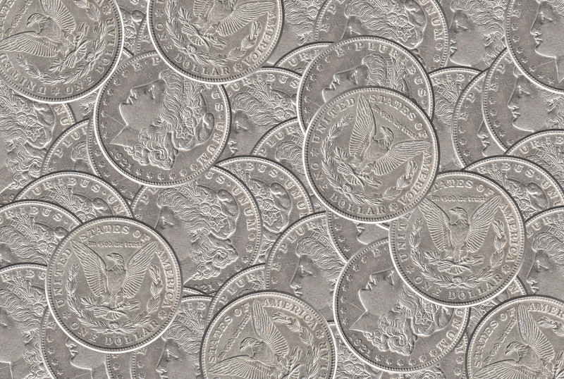 Morgan silver dollars