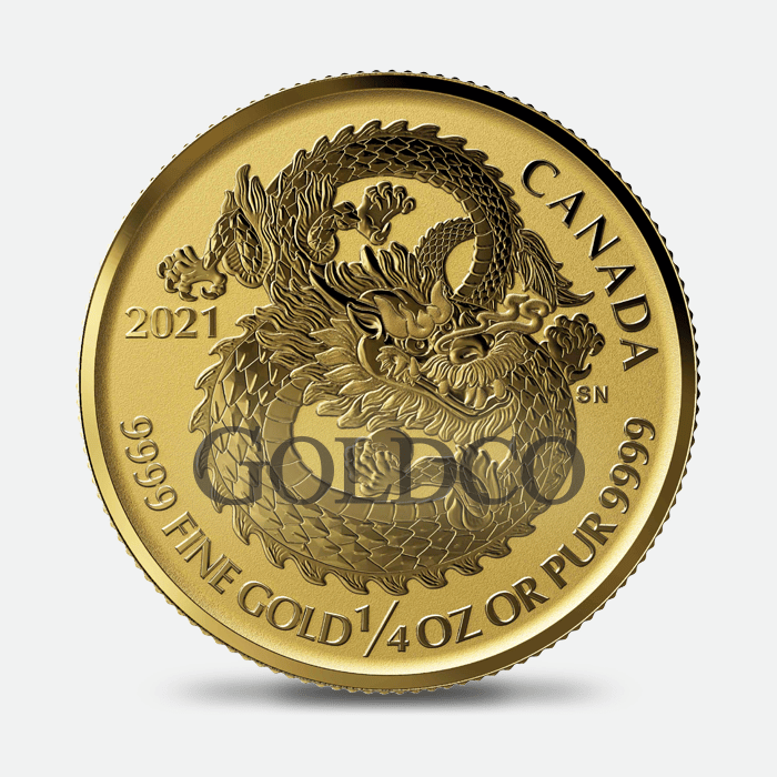 2021-Gold-Lucky Dragon Coin