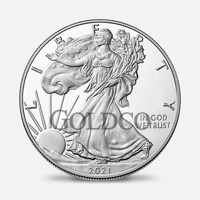 Silver American Eagle Type 1