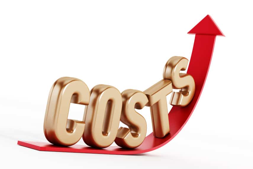 rising costs resulting from inflation
