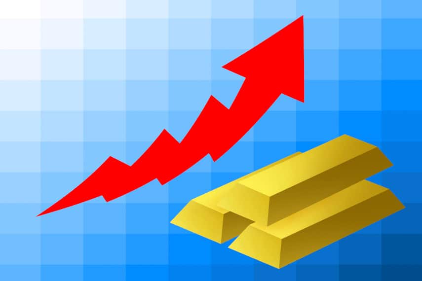 gold price rising
