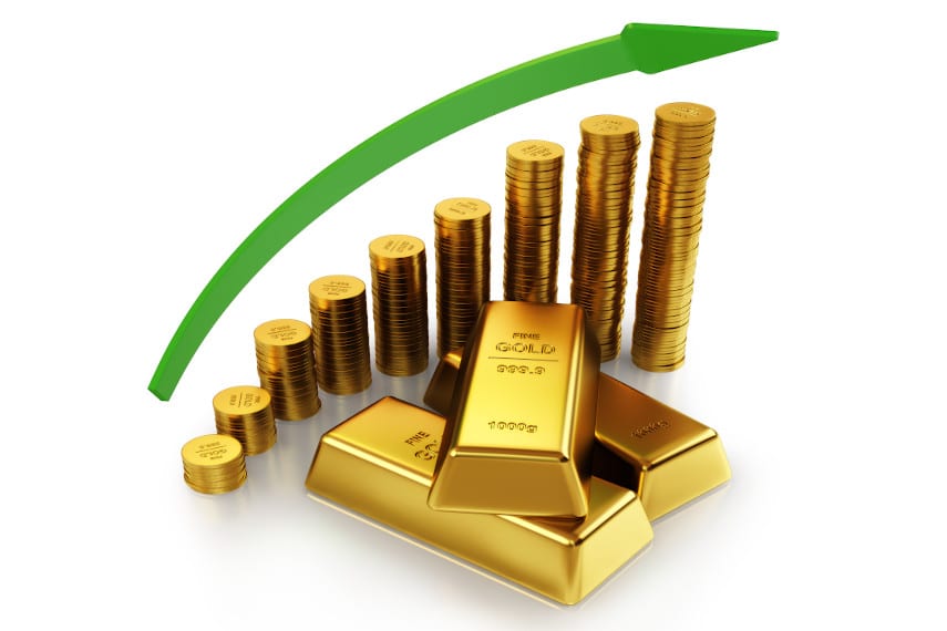 gold price increasing