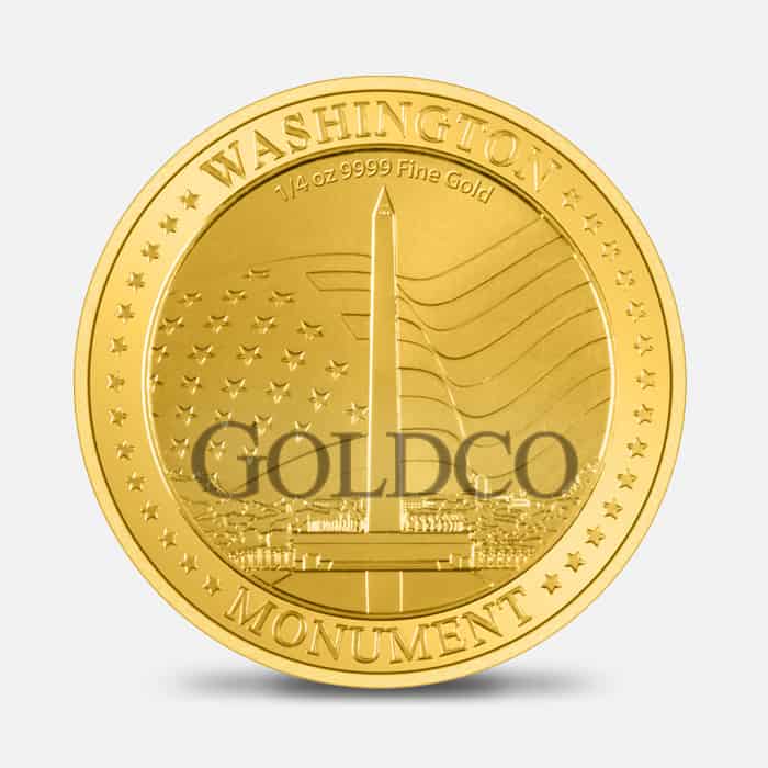 Gold Washington Monument Goldco