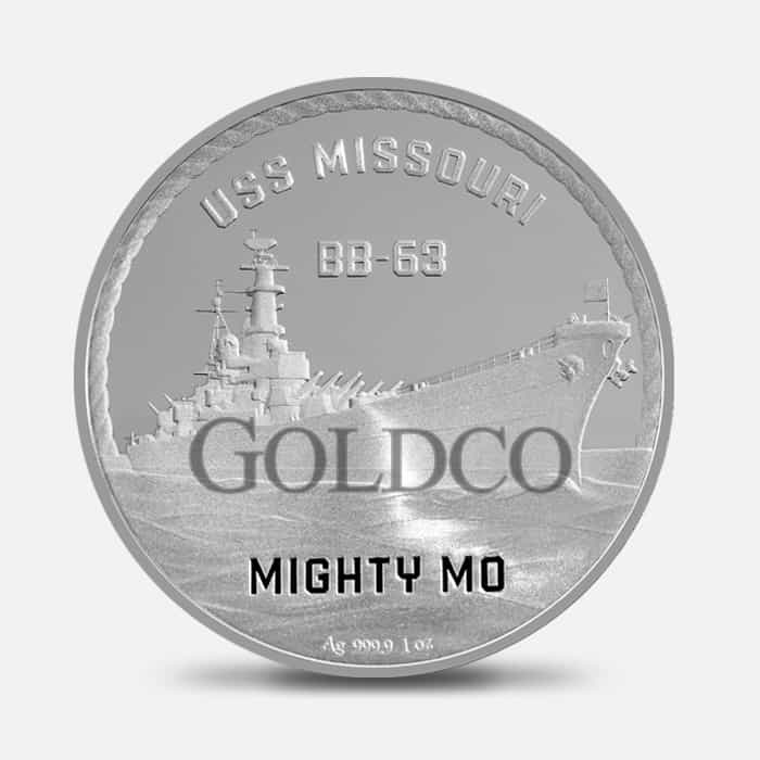2022 1 oz. Silver Mighty Mo Front