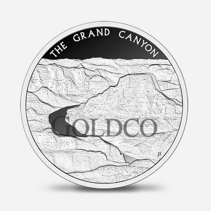 2023 1 oz. Silver Grand Canyon Front