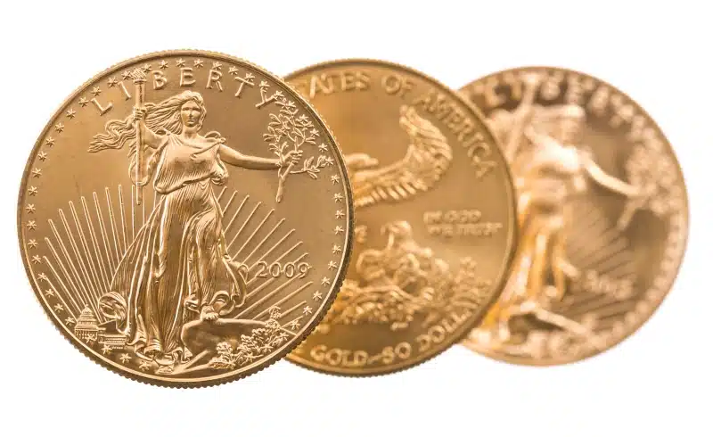 Gold American Eagle coins
