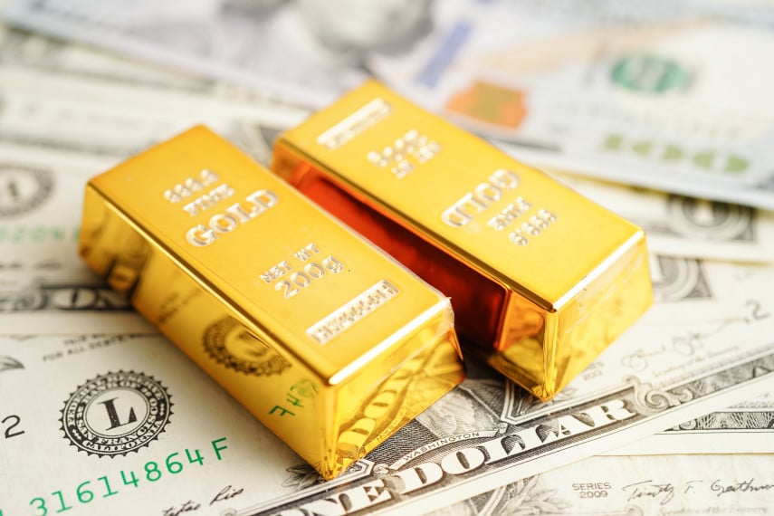 gold vs. the dollar