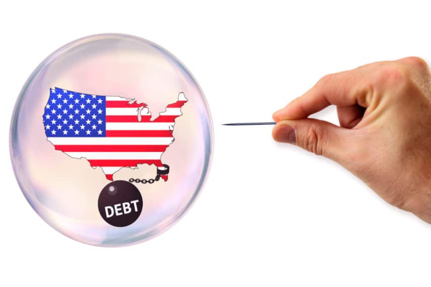 US debt bubble about to pop