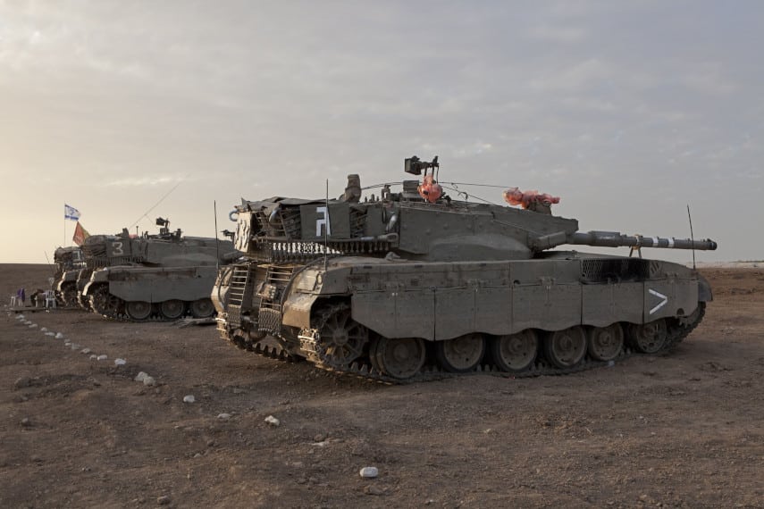 Israeli Merkava tanks