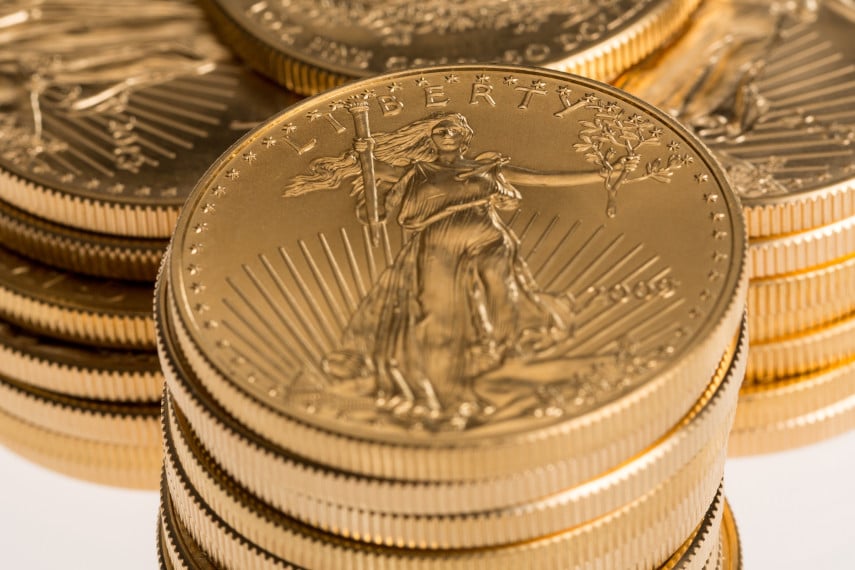 Gold American Eagle bullion coins