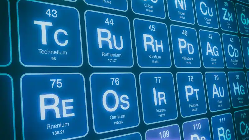 other precious metals from the platinum group