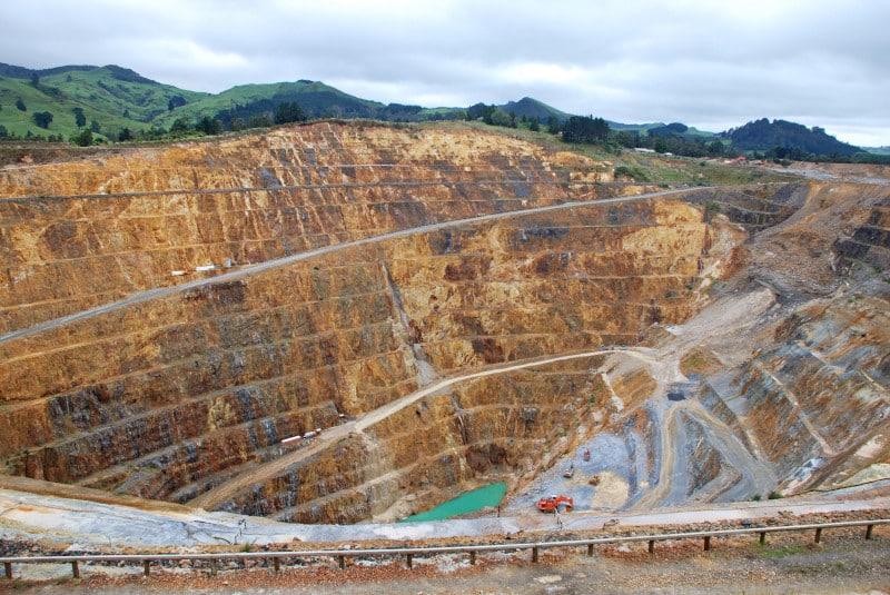 open pit gold mine