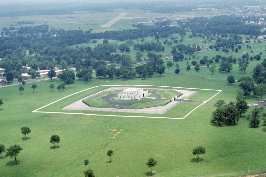 Fort Knox photographed from the air