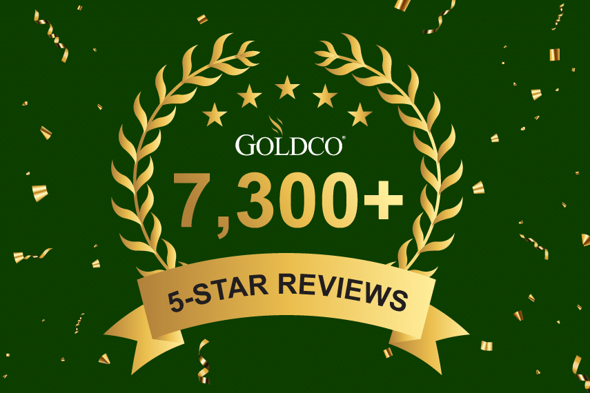 Goldco 7,300-plus 5-Star Reviews