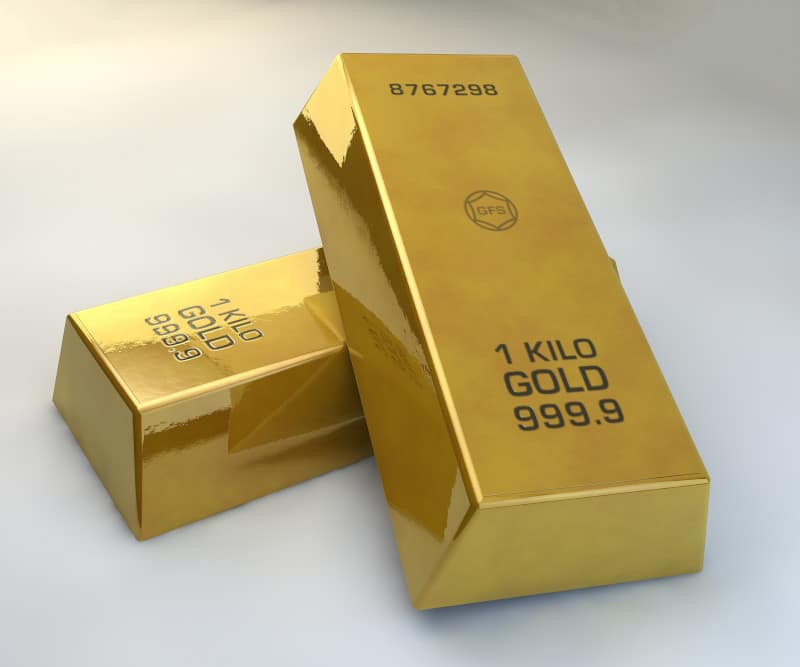 1 Kilo gold bars