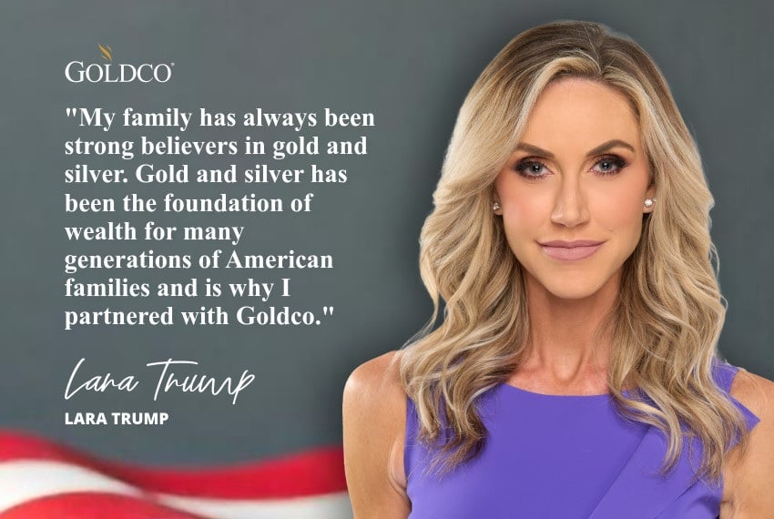Lara Trump with quote about Goldco