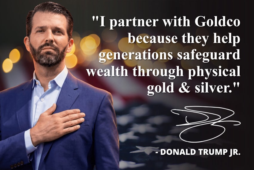 Donald Trump Jr. hand over heart