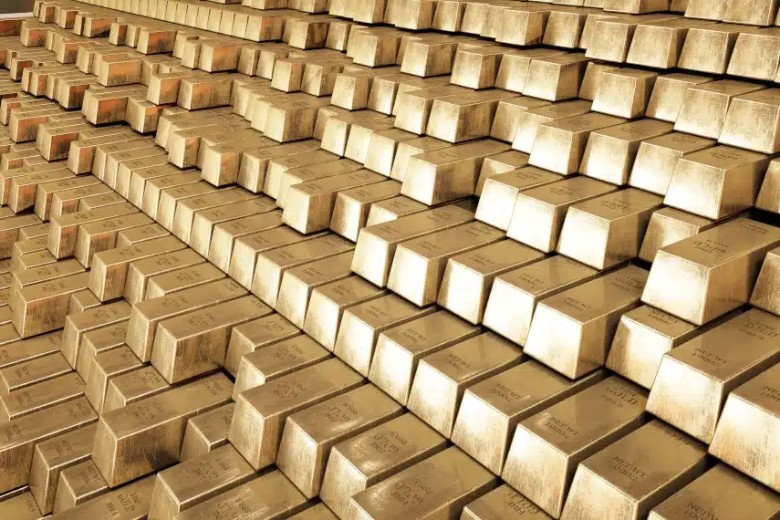 stack of gold bars