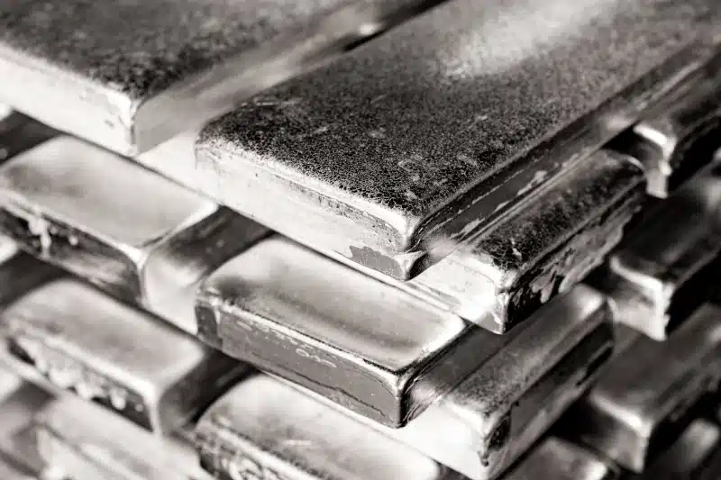 stack of silver bars