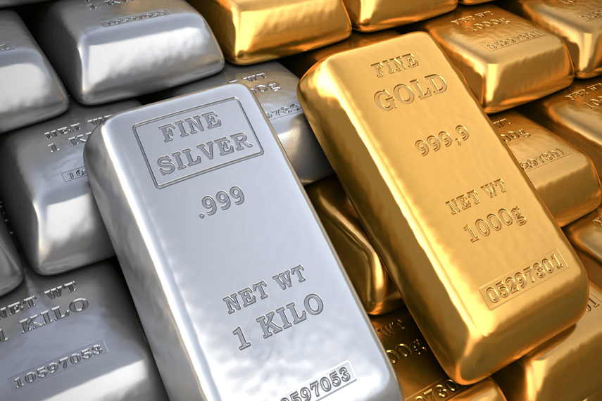 Gold and Silver Ingots