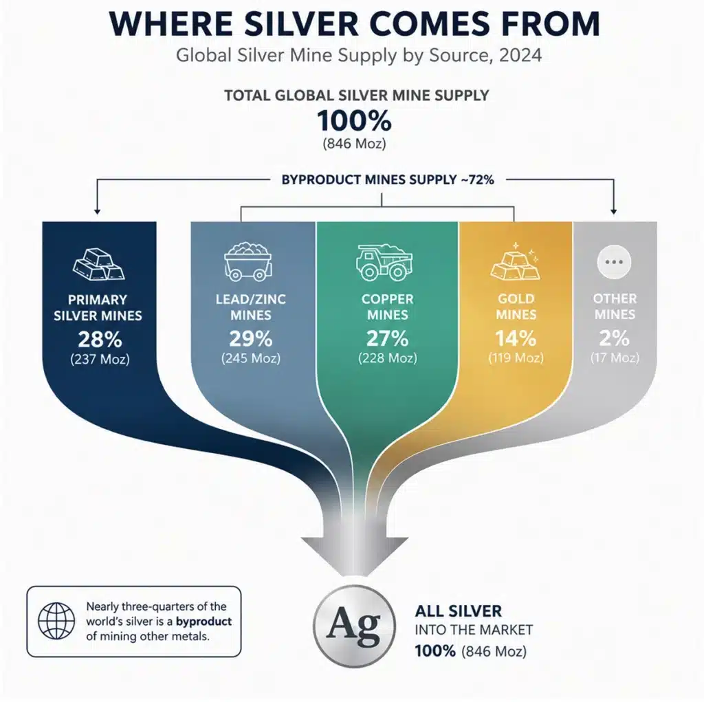 Where Silver comes from